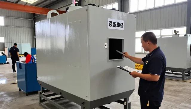 泊头巨捷环保设备有限公司服务设备维修客户,提供设备销售支持